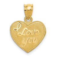 Load image into Gallery viewer, 14k Heart Pendant

