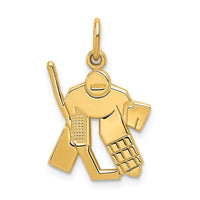 Load image into Gallery viewer, 14k Hockey Goalie Charm
