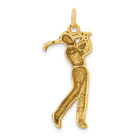Load image into Gallery viewer, 14k Male Golfer Charm

