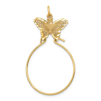 Load image into Gallery viewer, 14k Butterfly Holder Charm
