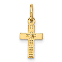 Load image into Gallery viewer, 14k Tiny Cross Charm
