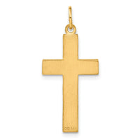 Load image into Gallery viewer, 14K Diamond-cut Cross Charm
