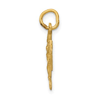 Load image into Gallery viewer, 14k INRI Diamond-cut Crucifix Charm
