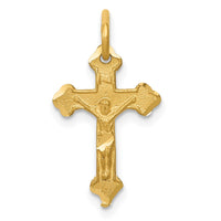 Load image into Gallery viewer, 14k INRI Diamond-cut Crucifix Charm
