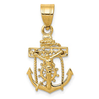 Load image into Gallery viewer, 14k Mariners Cross Pendant
