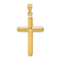 Load image into Gallery viewer, 14k Polished Cross Pendant
