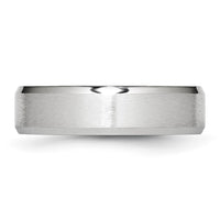 Load image into Gallery viewer, Chisel Cobalt Satin and Polished Beveled Edge 6mm Band
