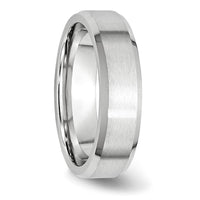 Load image into Gallery viewer, Chisel Cobalt Satin and Polished Beveled Edge 6mm Band
