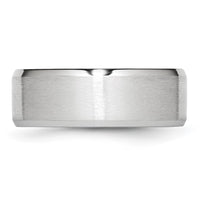 Load image into Gallery viewer, Chisel Cobalt Satin and Polished Beveled Edge 8mm Band
