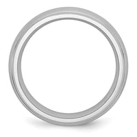 Load image into Gallery viewer, Chisel Cobalt Satin and Polished 7mm Ridged Edge Band
