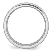 Load image into Gallery viewer, Chisel Cobalt Satin and Polished Ridged Edge 8mm Band
