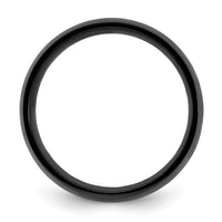 Load image into Gallery viewer, Chisel Cobalt Polished Black IP-plated 8mm Band
