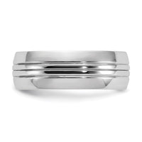 Load image into Gallery viewer, Chisel Cobalt Polished Grooved 8mm Band
