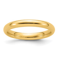 Load image into Gallery viewer, 14k Yellow Gold 3mm Standard Weight Comfort Fit Wedding Band Size 10
