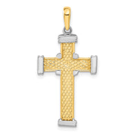Load image into Gallery viewer, 14k Two-tone Latin Cross Pendant
