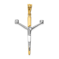 Load image into Gallery viewer, 14K Two-tone Crucifix Charm
