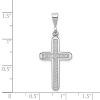 Load image into Gallery viewer, 14k White Gold Cross Charm
