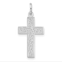 Load image into Gallery viewer, 14k White Gold Cross Charm
