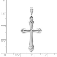 Load image into Gallery viewer, 14k White Gold Passion Cross Pendant
