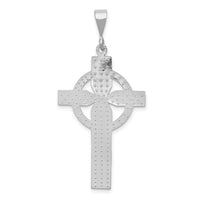 Load image into Gallery viewer, 14k White Gold Celtic Cross Charm
