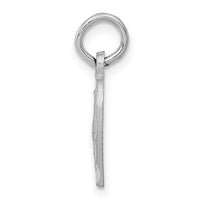 Load image into Gallery viewer, 14k White Gold Cross in Heart Charm
