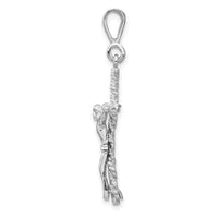 Load image into Gallery viewer, 14k White Gold Crucifix Charm
