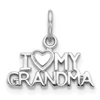 Load image into Gallery viewer, 14k White Gold I HEART MY GRANDMA Charm
