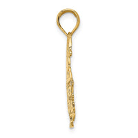 Load image into Gallery viewer, 14k Polished Christmas Tree and Santa Charm
