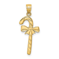Load image into Gallery viewer, 14k Solid Polished Candy Cane Charm

