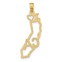 Load image into Gallery viewer, 14k Solid California State Pendant
