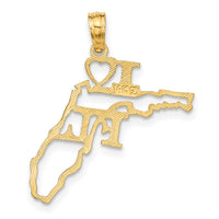 Load image into Gallery viewer, 14k Solid Florida State Pendant
