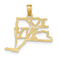 Load image into Gallery viewer, 14k Solid New York State Pendant
