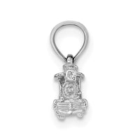Load image into Gallery viewer, 14K White Gold 3-D Miniature Train Charm
