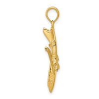 Load image into Gallery viewer, 14k 3-D Jet Pendant
