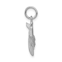 Load image into Gallery viewer, 14k White Gold 3-D Airplane Charm
