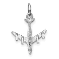Load image into Gallery viewer, 14k White Gold 3-D Airplane Charm
