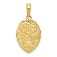 Load image into Gallery viewer, 14k Police Officer Badge Pendant
