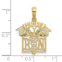 Load image into Gallery viewer, 14k Registered Nurse Charm
