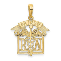 Load image into Gallery viewer, 14k Registered Nurse Charm
