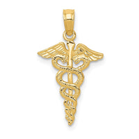 Load image into Gallery viewer, 14k Caduceus Pendant
