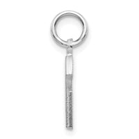 Load image into Gallery viewer, 14KW Satin Diamond-cut Letter G Initial Charm
