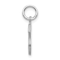 Load image into Gallery viewer, 14KW Satin Diamond-cut Letter S Initial Charm
