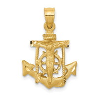 Load image into Gallery viewer, 14k Mariners Cross Pendant
