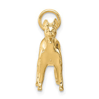 Load image into Gallery viewer, 14k Solid Polished 3-D German Shepherd Charm
