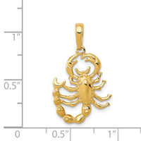 Load image into Gallery viewer, 14k Scorpion Pendant
