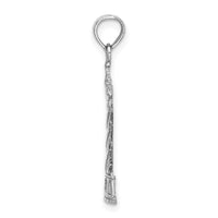 Load image into Gallery viewer, 14K White Gold 2-D Cape Hatteras Lighthouse Charm
