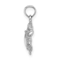Load image into Gallery viewer, 14K White Gold Crab Charm
