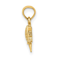 Load image into Gallery viewer, 14K Solid Polished GOLF Charm
