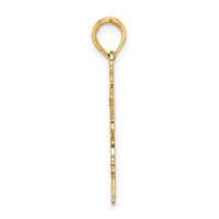 Load image into Gallery viewer, 14k Solid Polished Gymnast Charm
