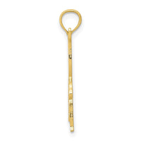 Load image into Gallery viewer, 14k Solid Polished Gymnast Pendant
